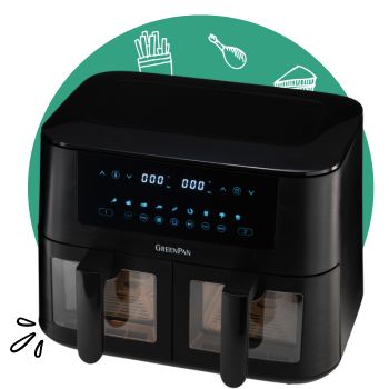 bistro dual zone greenpan airfryer